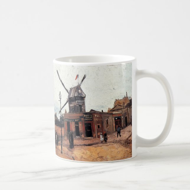 Mug Le Moulin de la Galette par Vincent van Gogh (Droite)
