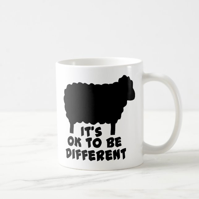 Mug Le mouton noir - ça va être différent (Droite)
