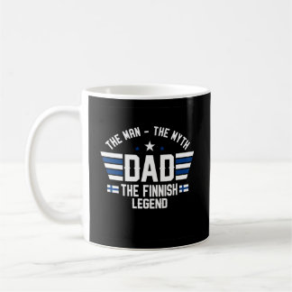 Mug Le Mythe Le Père légendaire Finlandais Drapeau Pat