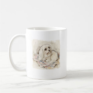 Mug Le Nuage Aristocratique : Maltais à l'aquarelle