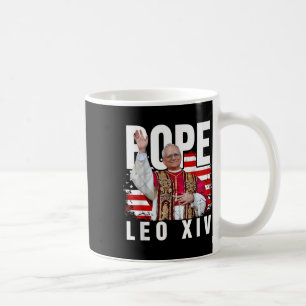 Mug Le Pape Leo Xiv Nouveau Pape Premier Pape Américai