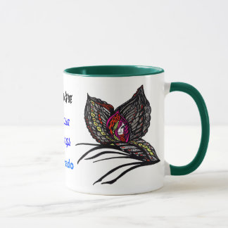 Mug Le papillon latéral sauvage