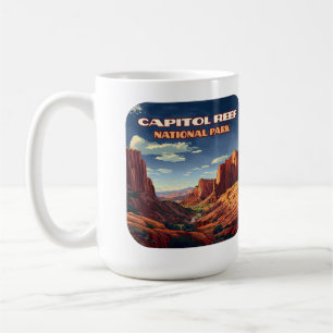 Mug Le Parc National du Capitol Reef Utah Désert Vinta