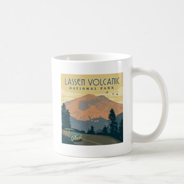 Mug Le Parc national volcanique de Lassen | Voyage rou (Droite)