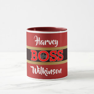 Mug Le patron / Da Boss avec votre nom