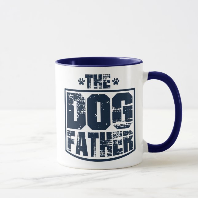 Mug Le père du chien a porté Graphisme (Droite)