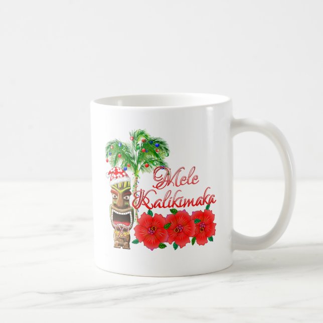 Mug Le Père Noël Tiki Mele Kalikimaka (Droite)