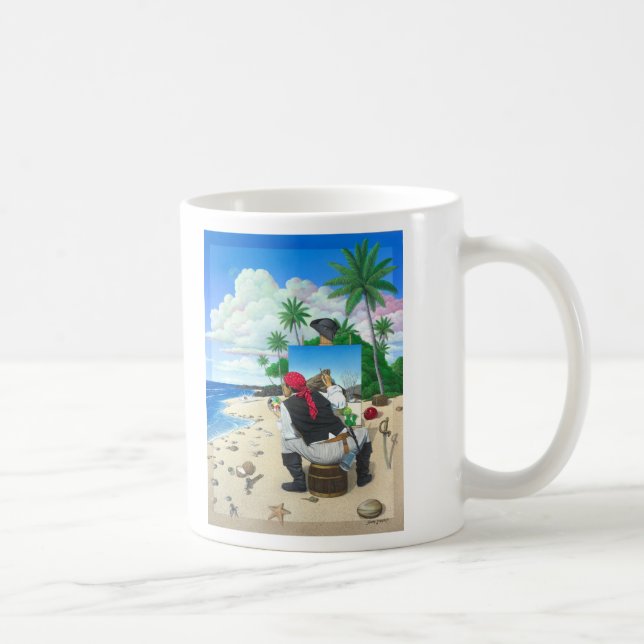 Mug Le pirate de peinture (Droite)