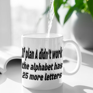 Mug Le Plan N'A Pas Fonctionné Citation Motivationnell