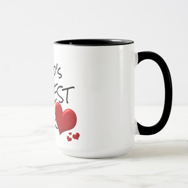 Mug le plus grand amant du monde mignon chic drôle tas (Droite)