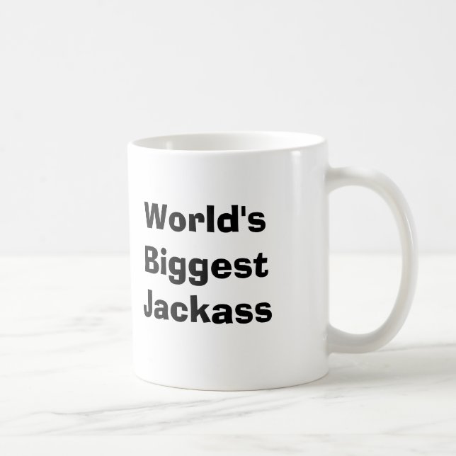 Mug Le plus grand âne du monde (Droite)