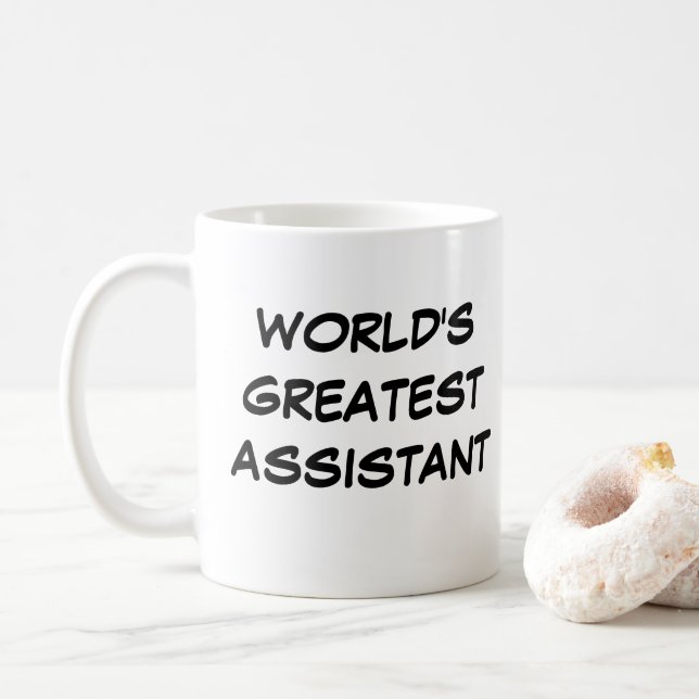 Mug "Le plus grand assistant du monde" (Avec donut)