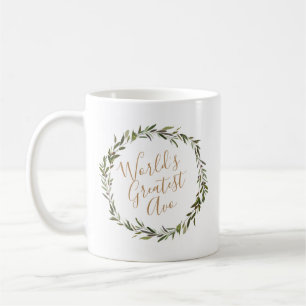 Mug Le plus grand Avo du monde  Feuille d'olive