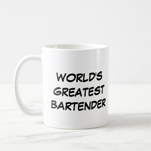 Mug "Le plus grand barman du monde" (Gauche)