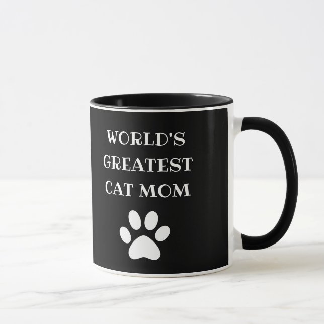 Mug Le plus grand chat du monde personnalisé Maman Tex (Droite)