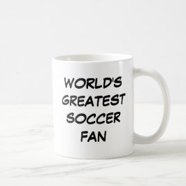 Mug "Le plus grand fan de football du monde"