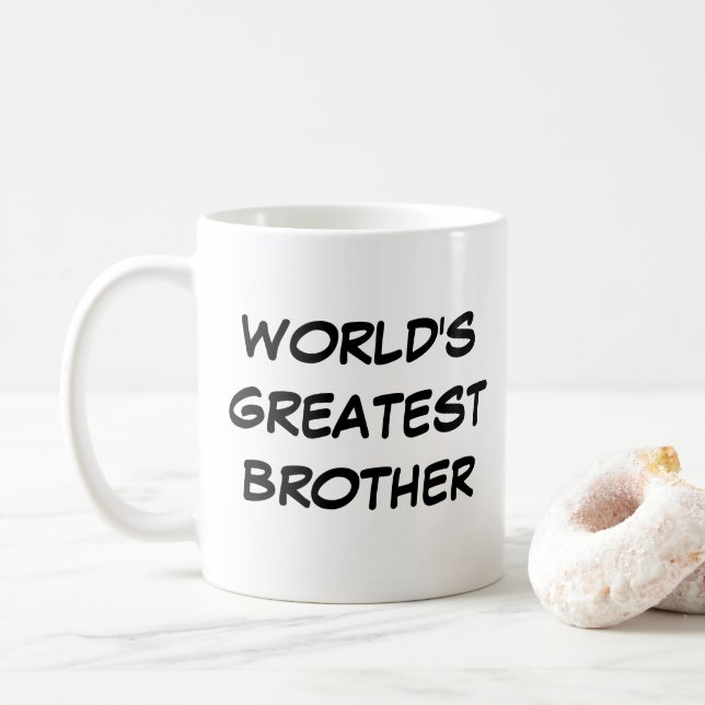 Mug "Le plus grand frère du monde" (Avec donut)