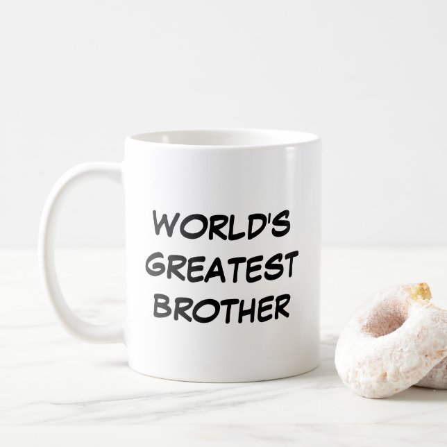 Mug "Le plus grand frère du monde" (Avec donut)
