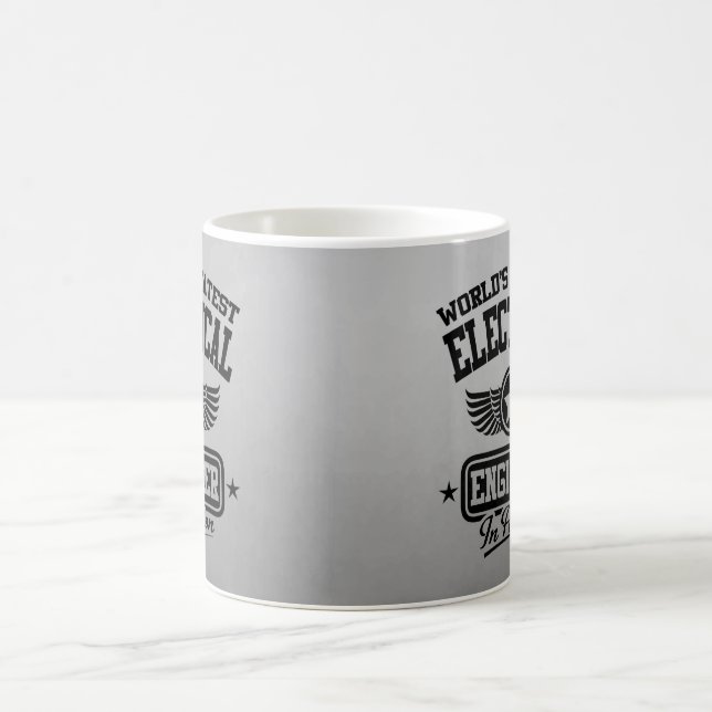 Mug Le plus grand ingénieur électrique du monde dans (Centre)