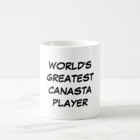 Mug "Le plus grand joueur de Canasta du monde"