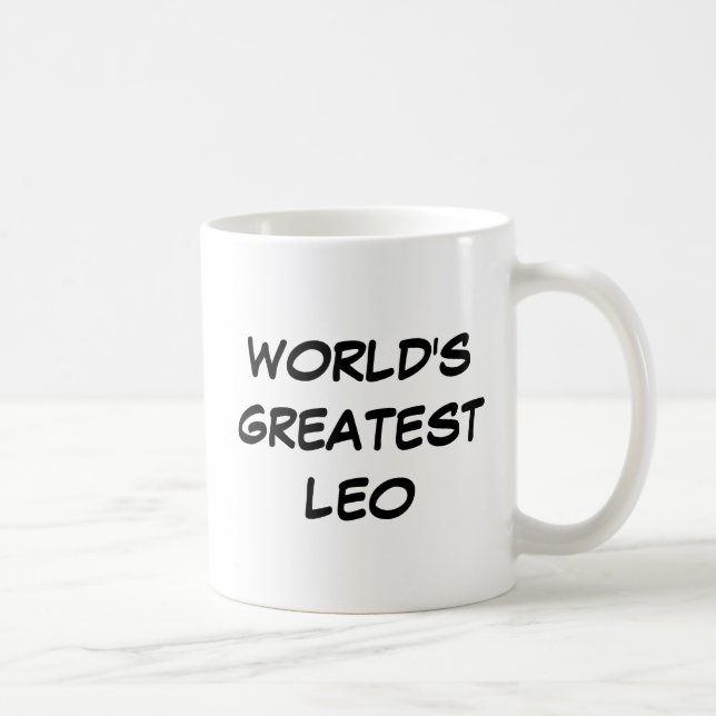 Mug "Le plus grand Leo du monde" (Droite)