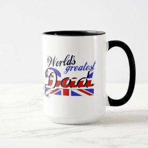 Mug Le plus grand papa du monde avec le drapeau