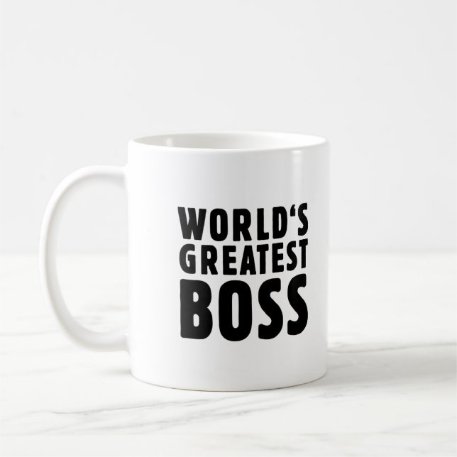 Mug Le plus grand patron du monde (Gauche)