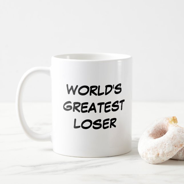 Mug "Le plus grand perdant du monde" (Avec donut)