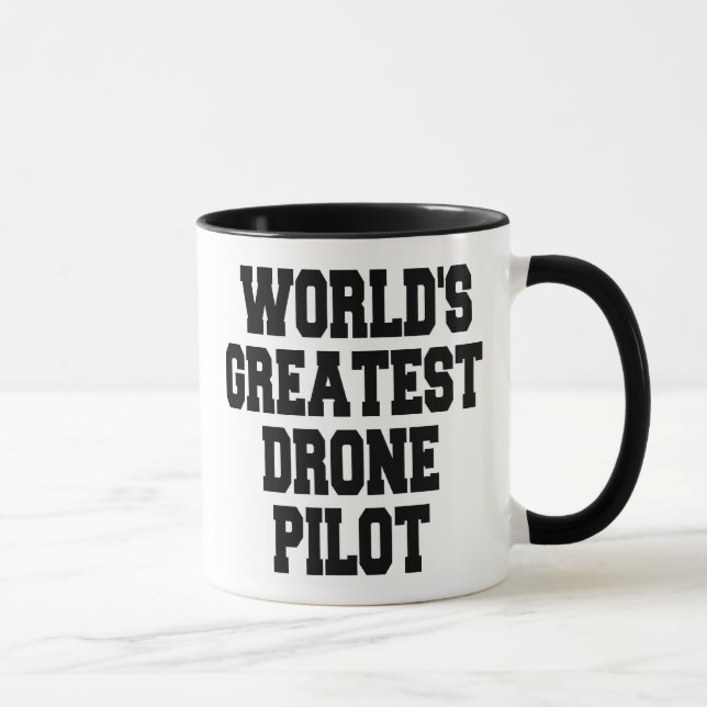 Mug Le plus grand pilote de drone du monde (Droite)