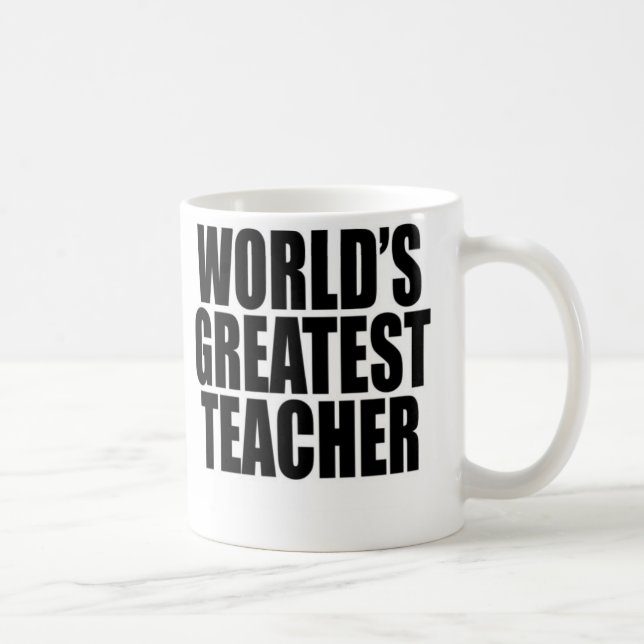 Mug Le plus grand professeur du monde (Droite)