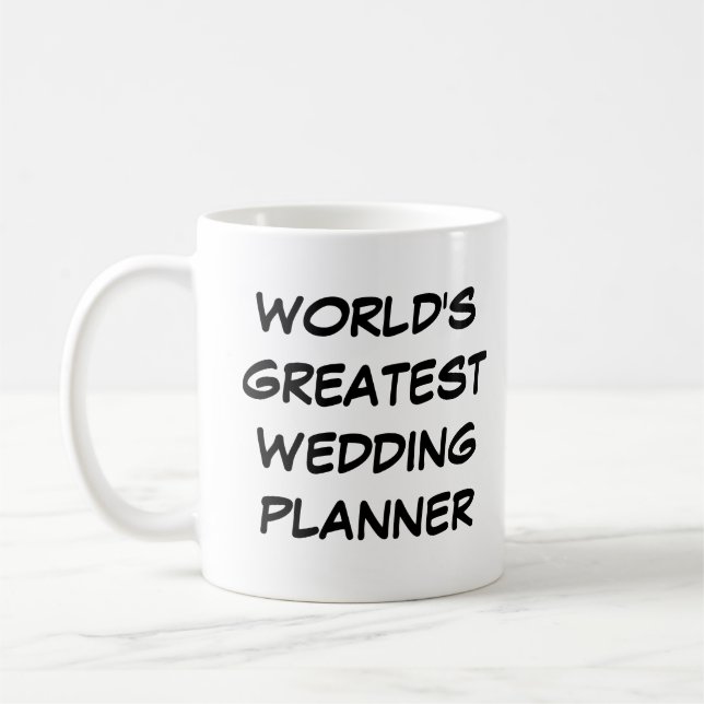 Mug "Le plus grand Wedding planner du monde" (Gauche)