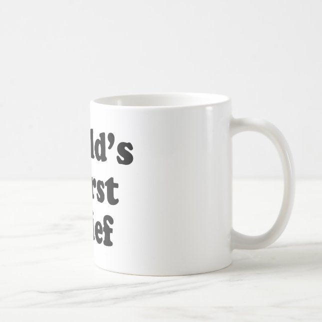 Mug Le plus mauvais chef du monde (Droite)