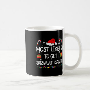 Mug Le Plus Probable À Obtenir Sy Avec Père Noël Funny