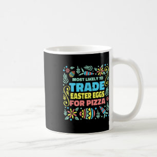 Mug Le Plus Susceptible d'Échanger un Œuf de Pâques Co