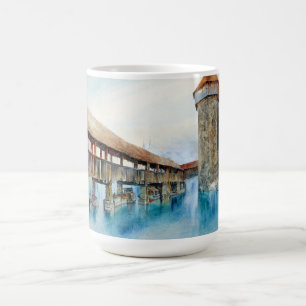 Mug Le pont de la Chapelle à Lucerne (Suisse)