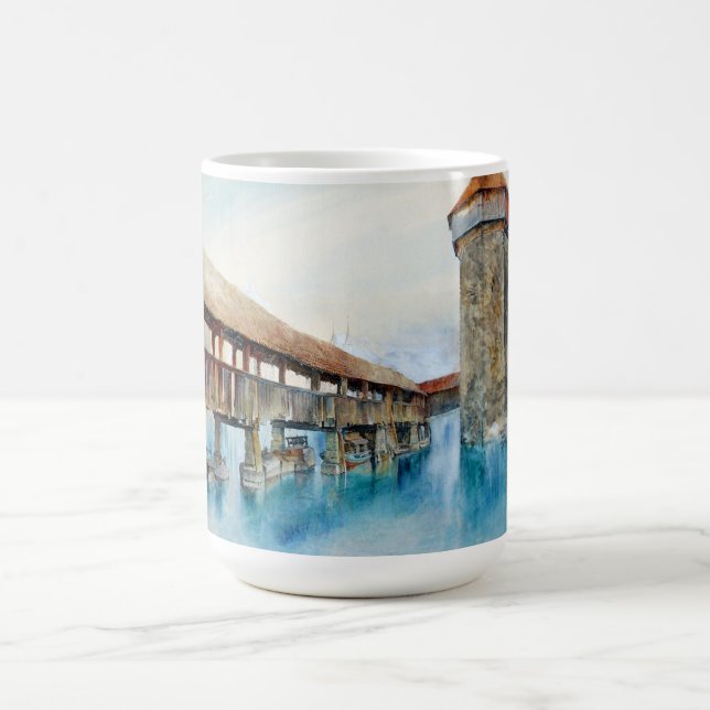 Mug Le pont de la Chapelle à Lucerne (Suisse) (Centre)