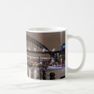 Mug Le pont de Tyne la nuit