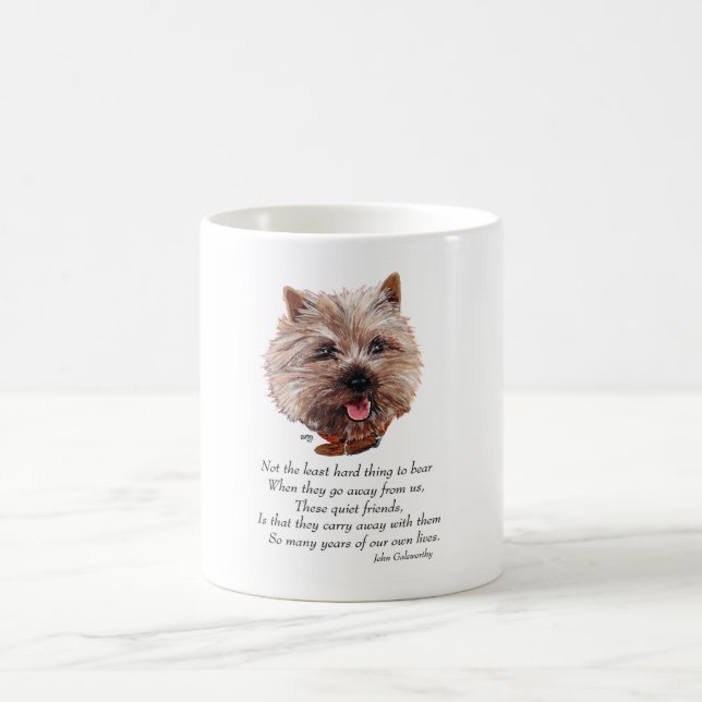 Mug Le pont Rainbow de Cairn Terrier (Centre)