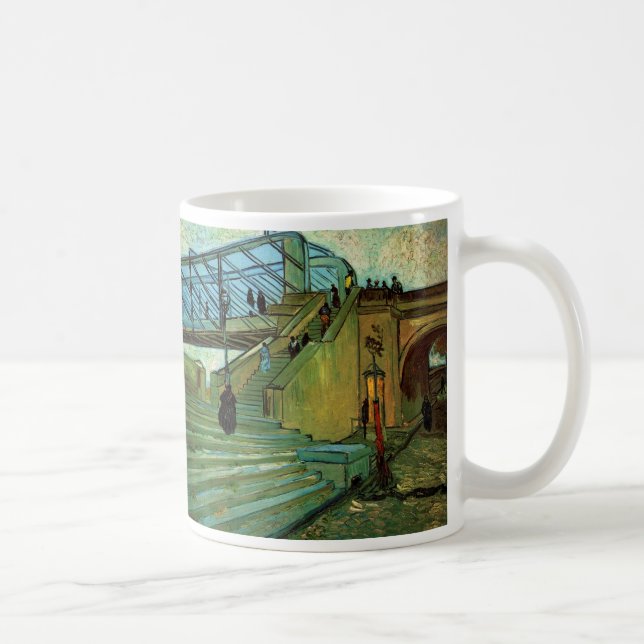 Mug Le pont Trinquetaille par Vincent van Gogh (Droite)