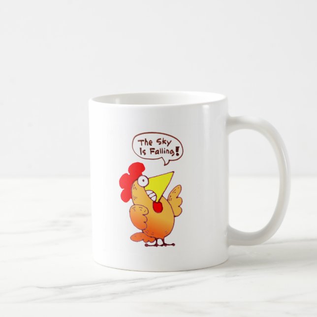 Mug Le poulet de bande dessinée peu indique que le (Droite)