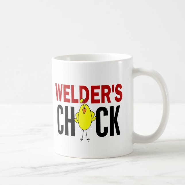 Mug Le poussin de la soudeuse (Droite)