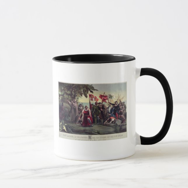 Mug Le premier atterrissage de Columbus (Droite)