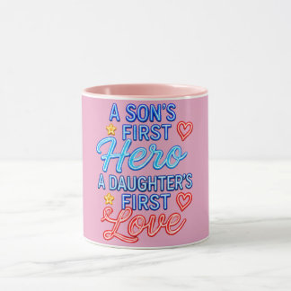 Mug Le premier héros d'un fils, le premier amour d'une