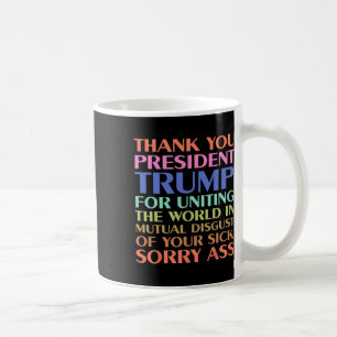 Mug Le Président Merci Trump Pour L'Union Mondiale -
