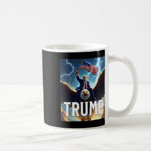 Mug Le Président Trump Monte Un Aigle. Politique patri