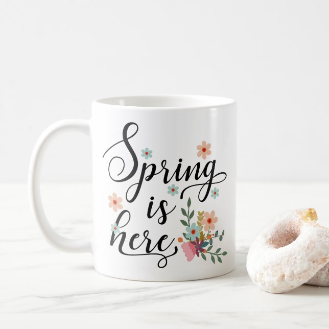 Mug le printemps est là (Avec donut)