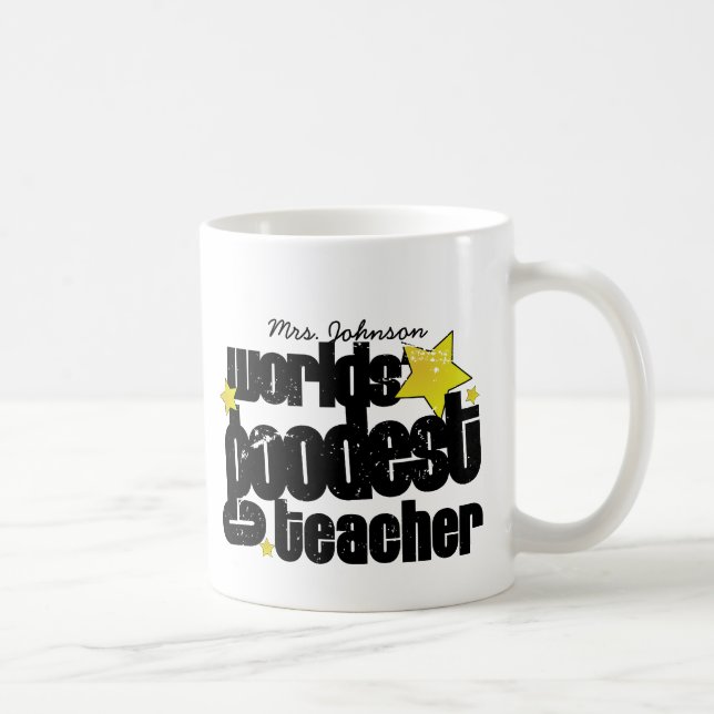 Mug Le professeur goodest des mondes personnalisés (Droite)