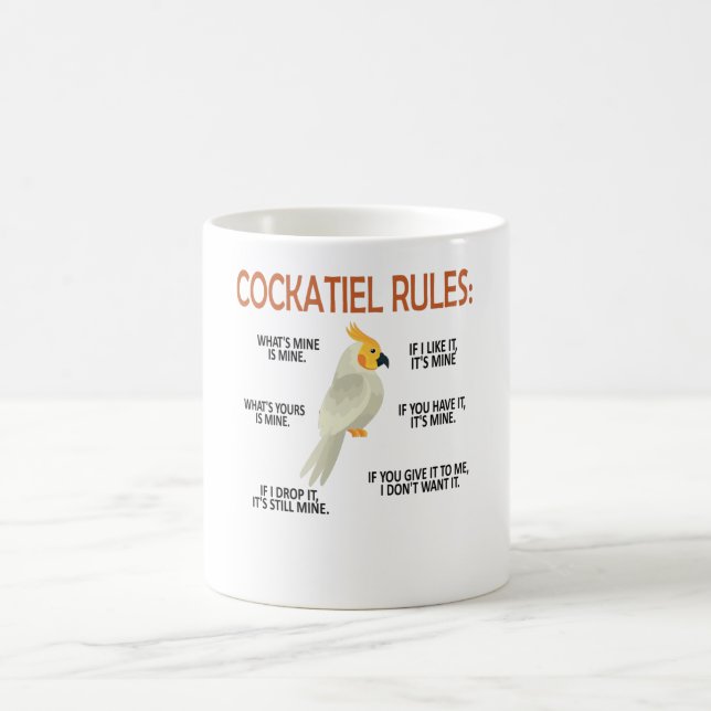 Mug Le Propriétaire De Cockatiel Délivre Un Amoureux D (Centre)