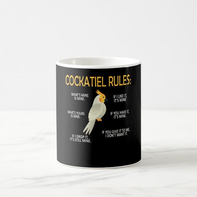 Mug Le Propriétaire De Cockatiel Délivre Un Amoureux D (Centre)