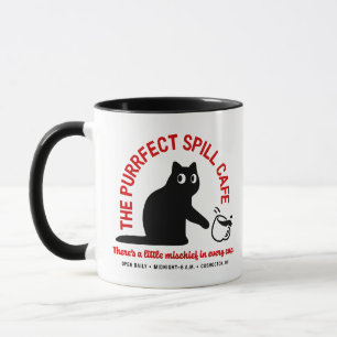 Mug Le Purrfect Spill Cafe 11 oz. Combo